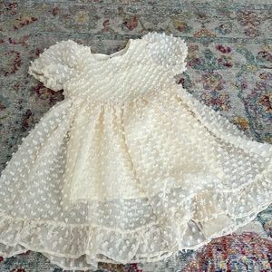 Noralee girls dress ivory